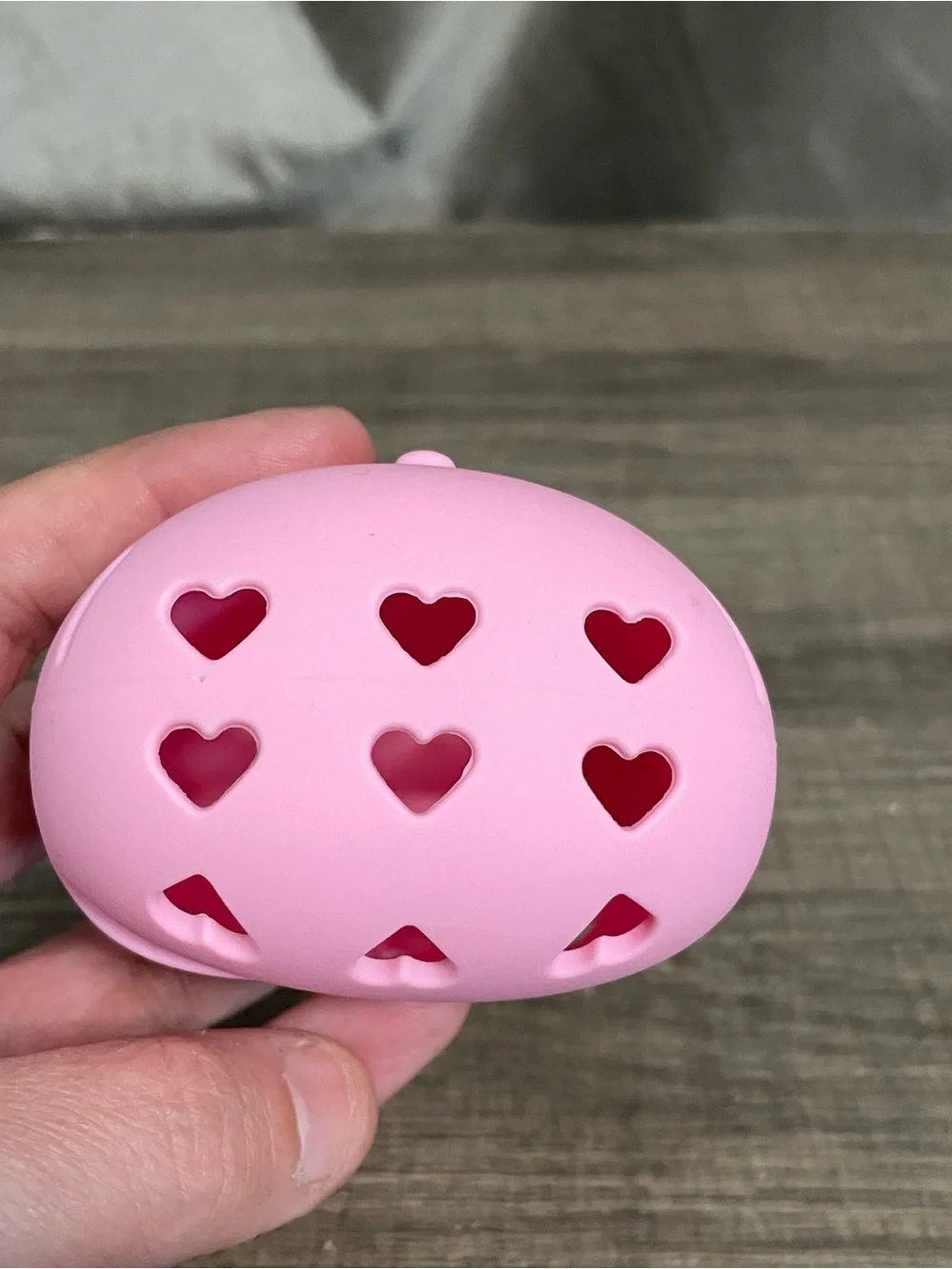 Sanrio Hello Kitty Pink Silicone Make Up Blending Sponge Case